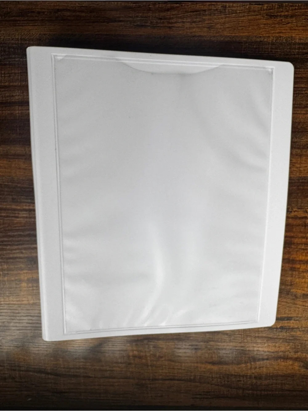 White Flexible Plastic 3-Ring Binder 1-Inch Capacity - School & Office Supplies